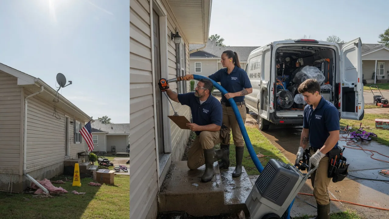 Ceiling Water Damage Restoration in Sun City, KS near me